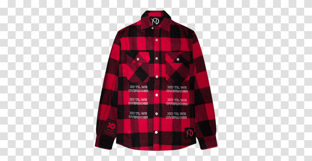 Xo Classic Logo Ii Flannel, Apparel, Shirt, Coat Transparent Png