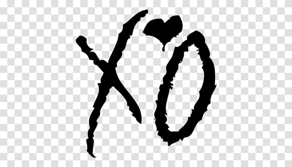 Xo Theweeknd Stickers Music Rap Ovoxo Logo Xotourlife, Hand, Heart Transparent Png