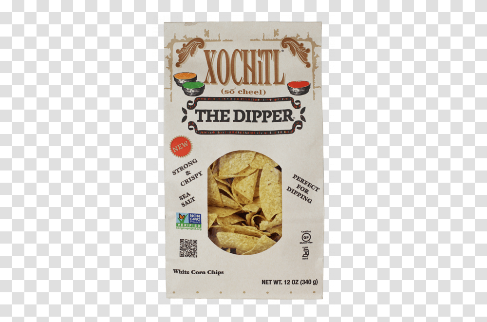 Xochitl The Dipper Salted Corn Tortilla Chips 12 Oz, Bread, Food, Pancake, Nachos Transparent Png