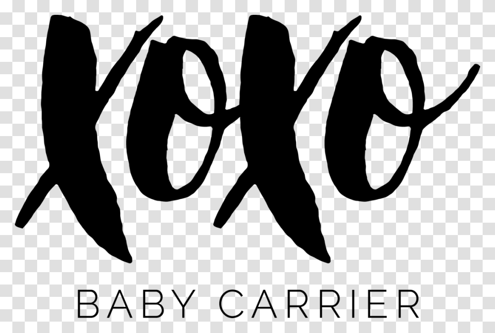 Xoxo Baby Carrier Calligraphy, Gray, World Of Warcraft Transparent Png