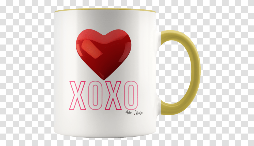 Xoxo Heart Coffee Mug Mug, Coffee Cup, Latte, Beverage, Drink Transparent Png