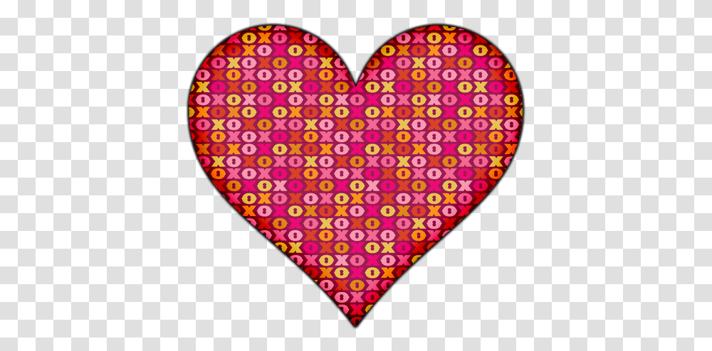 Xoxo Heart Icon Clipart Image Day Cards, Rug, Pillow, Cushion Transparent Png