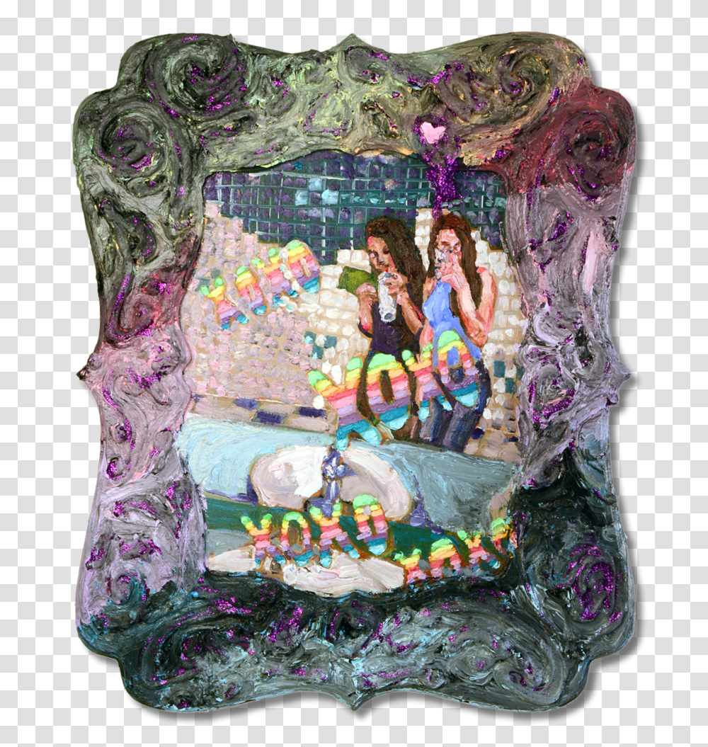 Xoxo Kylie Jenner Like Back Girls Painting By Annelie Mckenzie Craft, Person, Art, Crystal, Collage Transparent Png