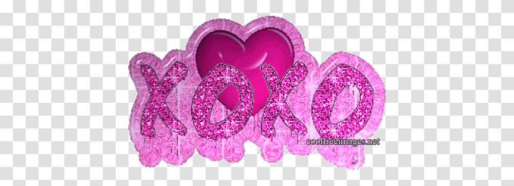 Xoxo Myspace Facebook Orkut Graphics Xoxoxo Gif, Light, Purple, Heart, Text Transparent Png