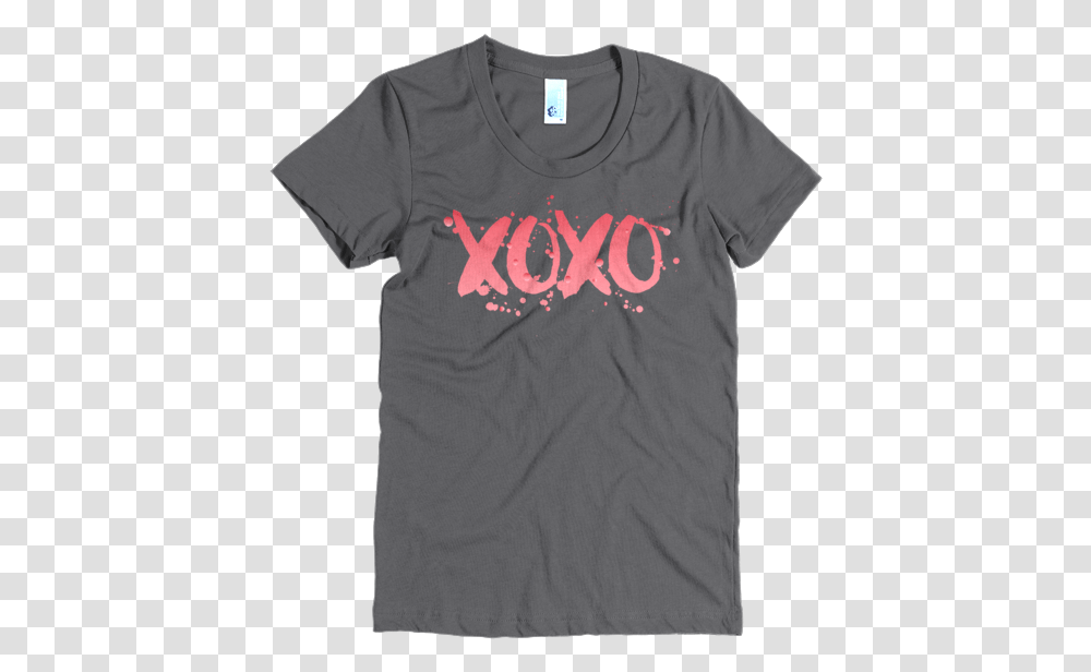 Xoxo Red Ombre Tee Active Shirt, Apparel, T-Shirt, Sleeve Transparent Png