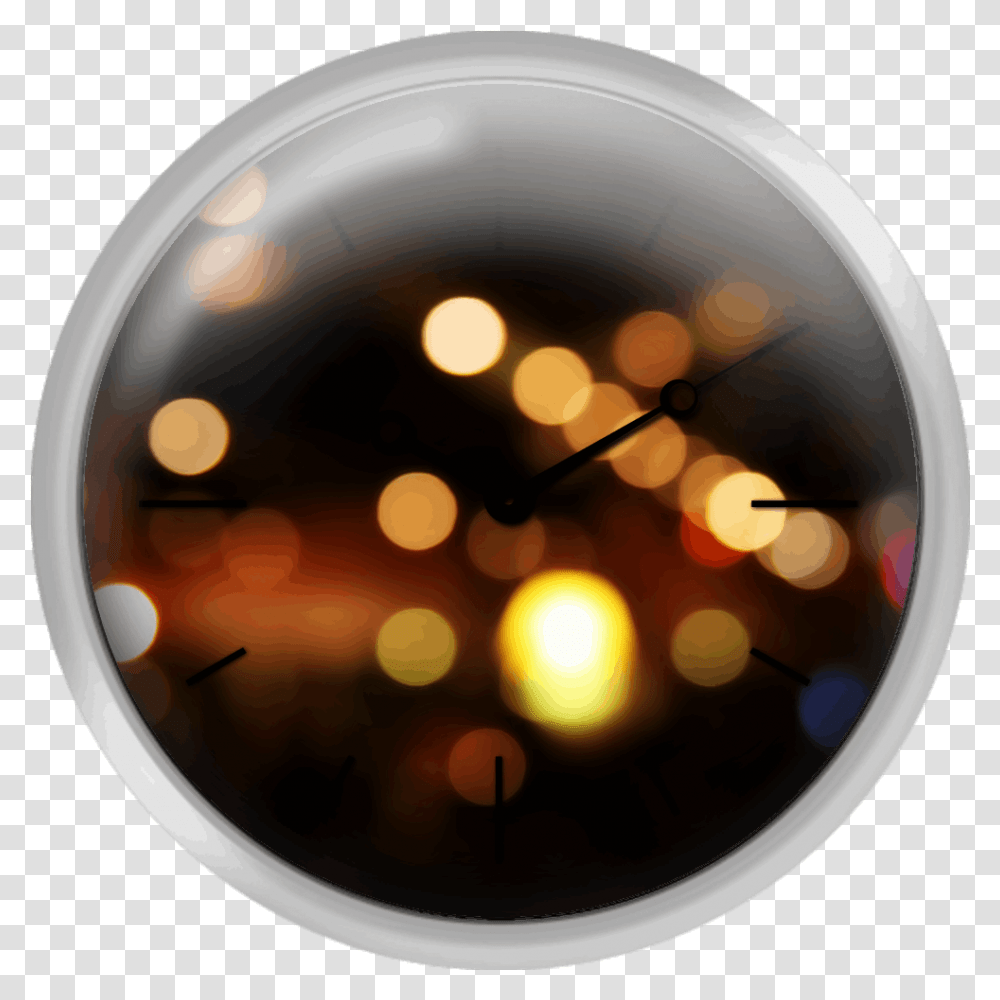 Xpress Clocks Gallery Abstract Blue Spots Of Light Circle, Sphere, Candle, Ball, Bowling Transparent Png