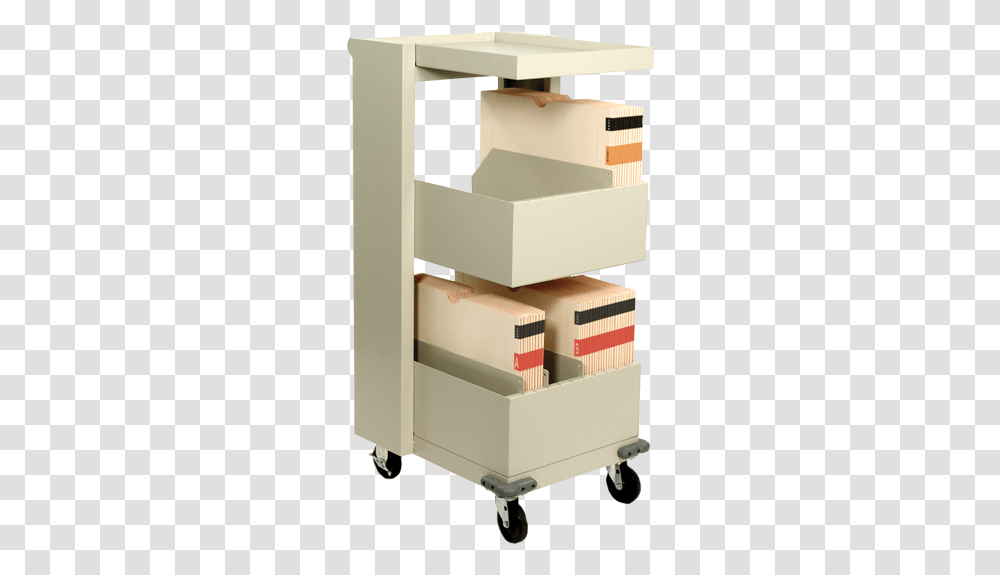 Xray Filecart Shelf, Furniture, Box, Drawer, Cardboard Transparent Png