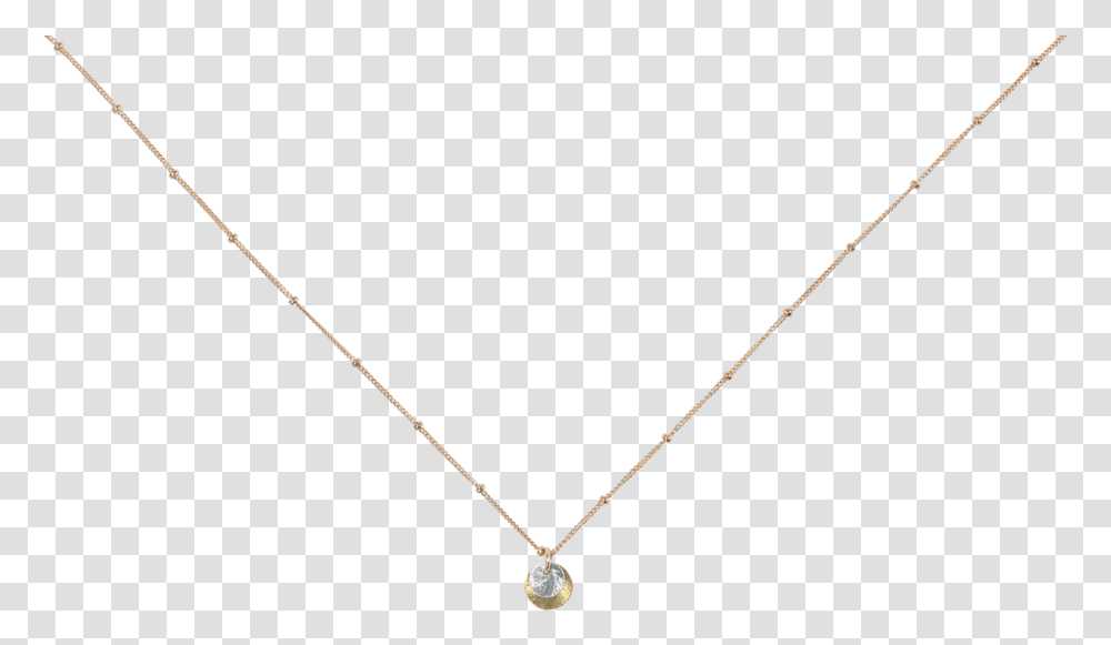 Xs S 2 Tone Brushed Disc On Ball Chain Necklace Necklace, Jewelry, Accessories, Accessory, Diamond Transparent Png