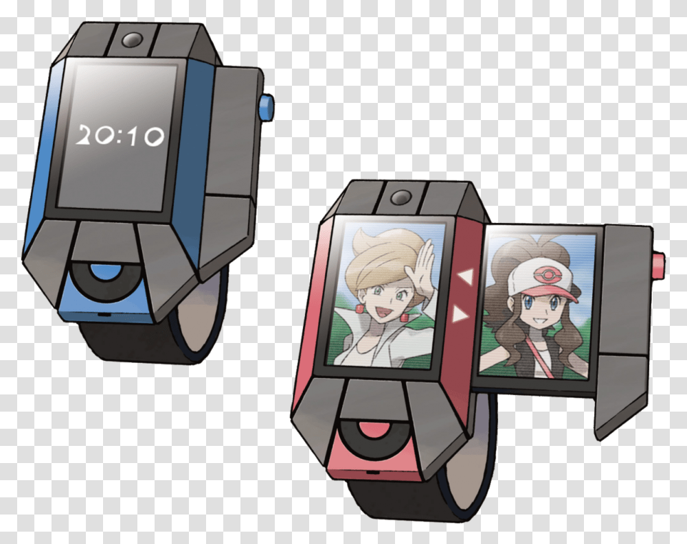 Xtransceiver Pokemon Black And White Watch, Person, Wristwatch, Arcade Game Machine, Video Gaming Transparent Png