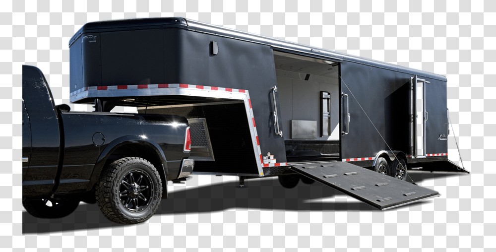 Xtreme Teton Gooseneck Snowmobile Trailers Horse Trailer, Truck, Vehicle, Transportation, Bumper Transparent Png