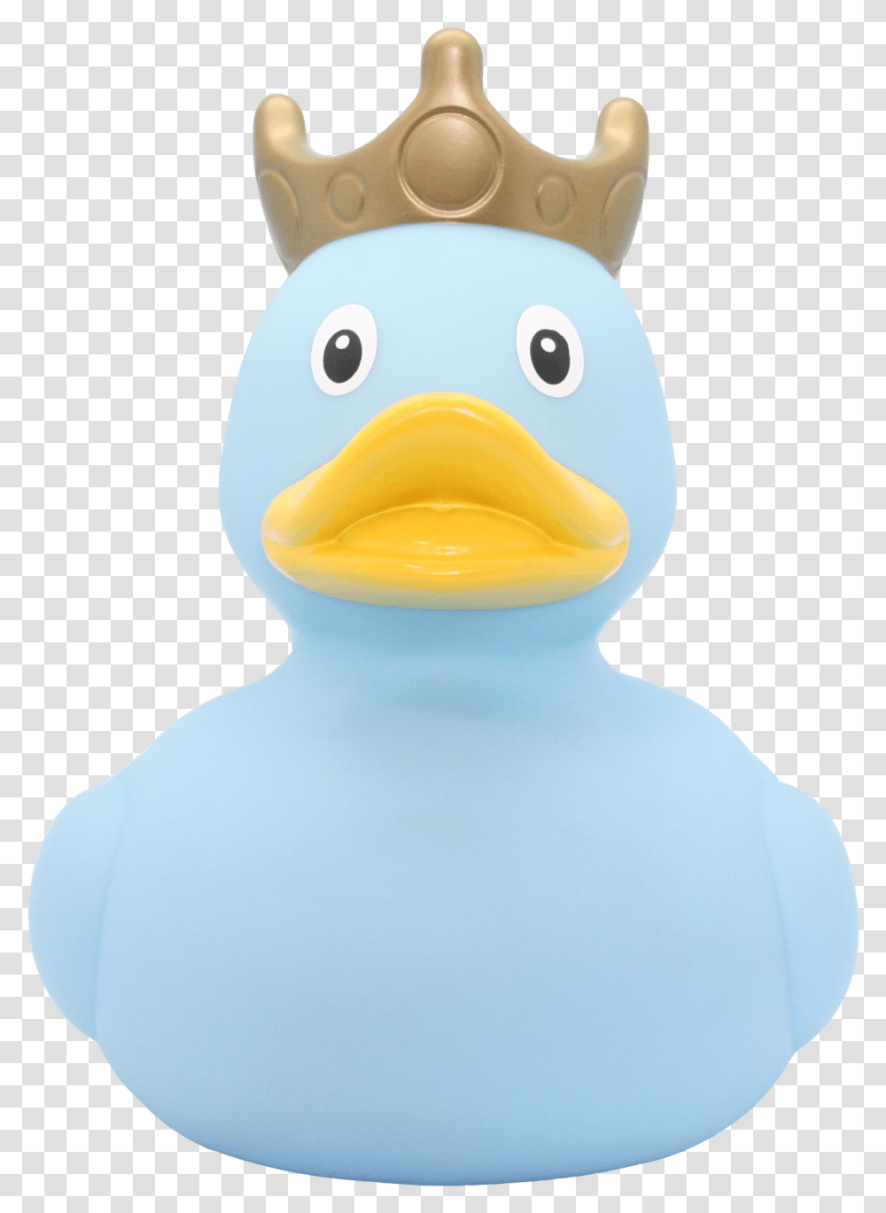 Xxl Blue Rubber Duck With Crown 25 Cm - Create A Keepsake Blue Rubber Duck, Snowman, Outdoors, Nature, Figurine Transparent Png