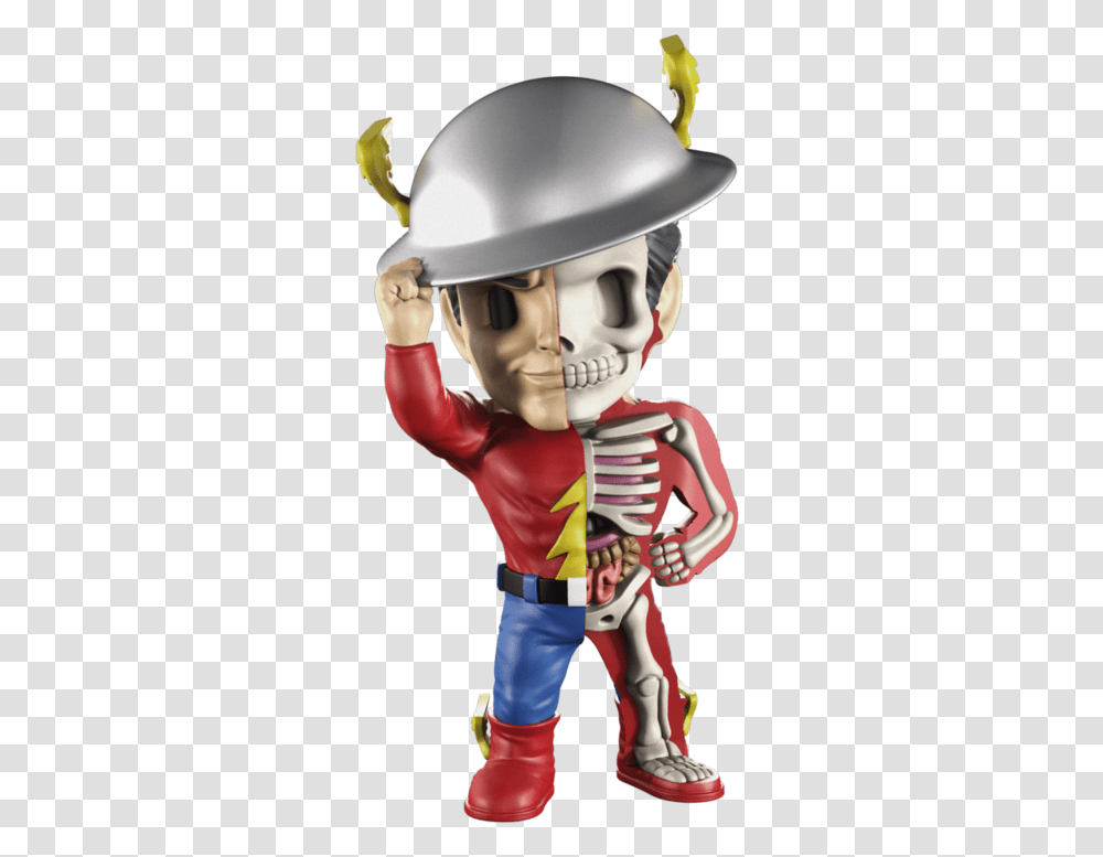 Xxray Dc Golden Age The Flash 4 Inch Pvc Figure By Xxray Flash Golden Age, Helmet, Apparel, Person Transparent Png
