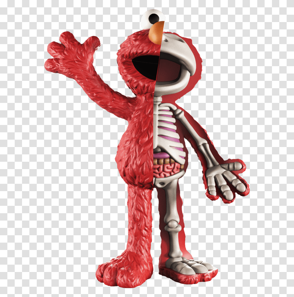Xxray Plus Elmo Signed By Artist, Toy, Alien, Figurine Transparent Png