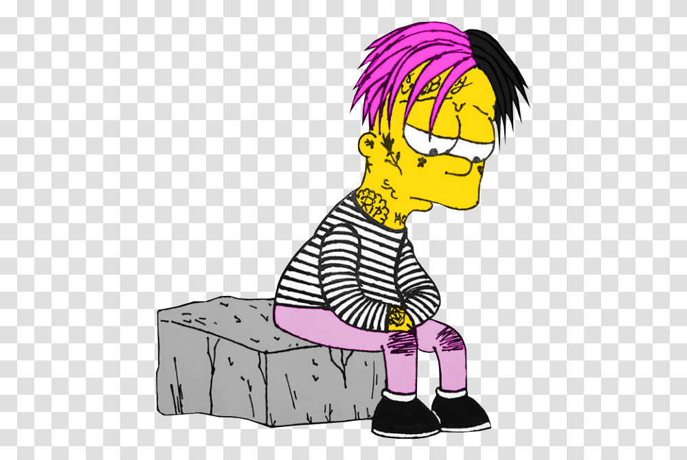 Xxxtentacion And Trippie Redd Lil Peep Bart Simpson, Performer, Person, Human, Clown Transparent Png