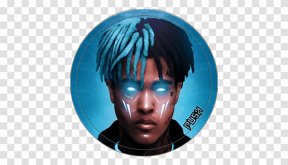 Xxxtentacion Push Skin Xxxtentacion Glow, Person, Human, Disk, Dvd Transparent Png