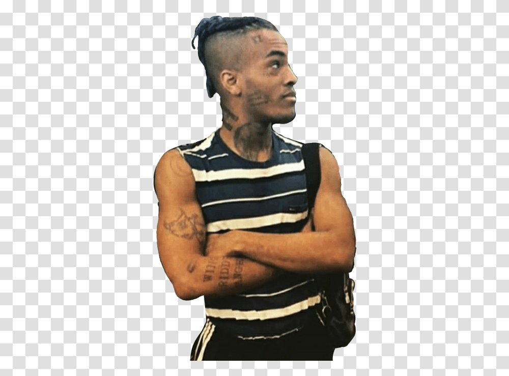 Xxxtentacionpng Stickers Xxxtentacion, Skin, Person, Clothing, Face Transparent Png