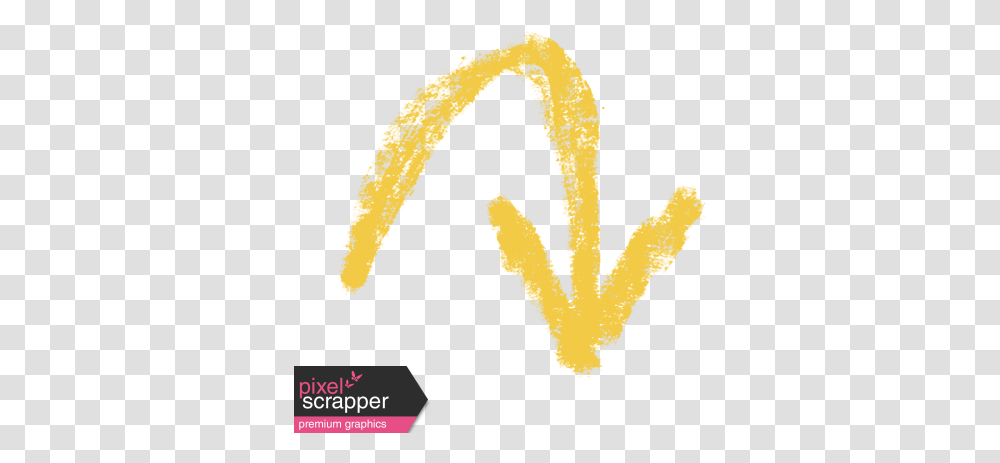 Xy Hand Drawn Arrow Yellow, Text, Symbol, Bird, Animal Transparent Png