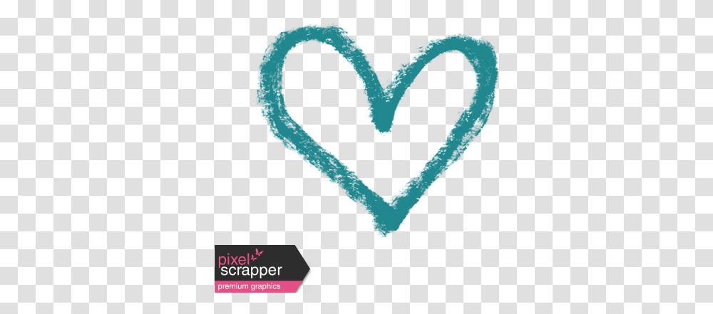Xy Marker Doodles Teal Heart 1 Graphic By Melo Vrijhof Baby Blue Heart, Bird, Animal Transparent Png