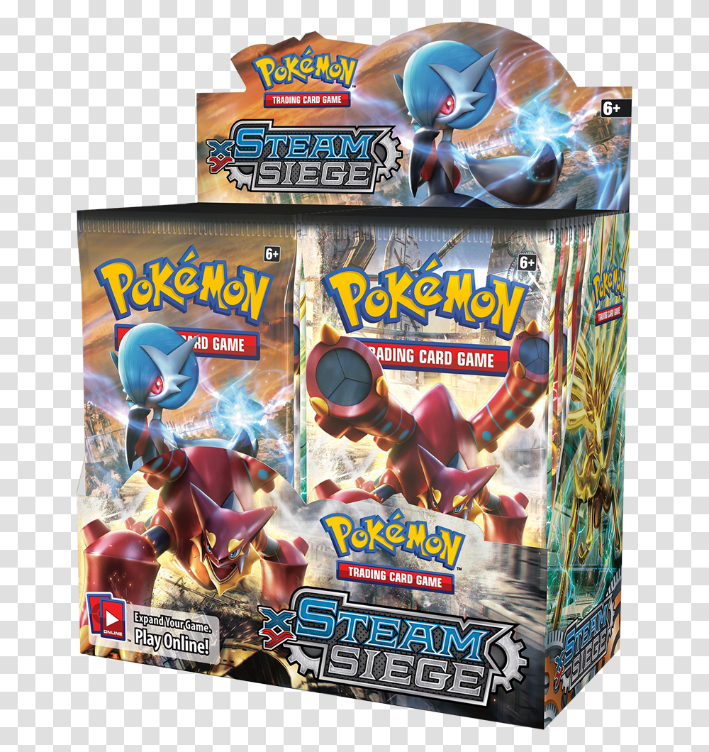 Xy Steam Siege Booster Box Main Image Pokemon Cards Steam Siege, Poster, Advertisement, Flyer, Paper Transparent Png