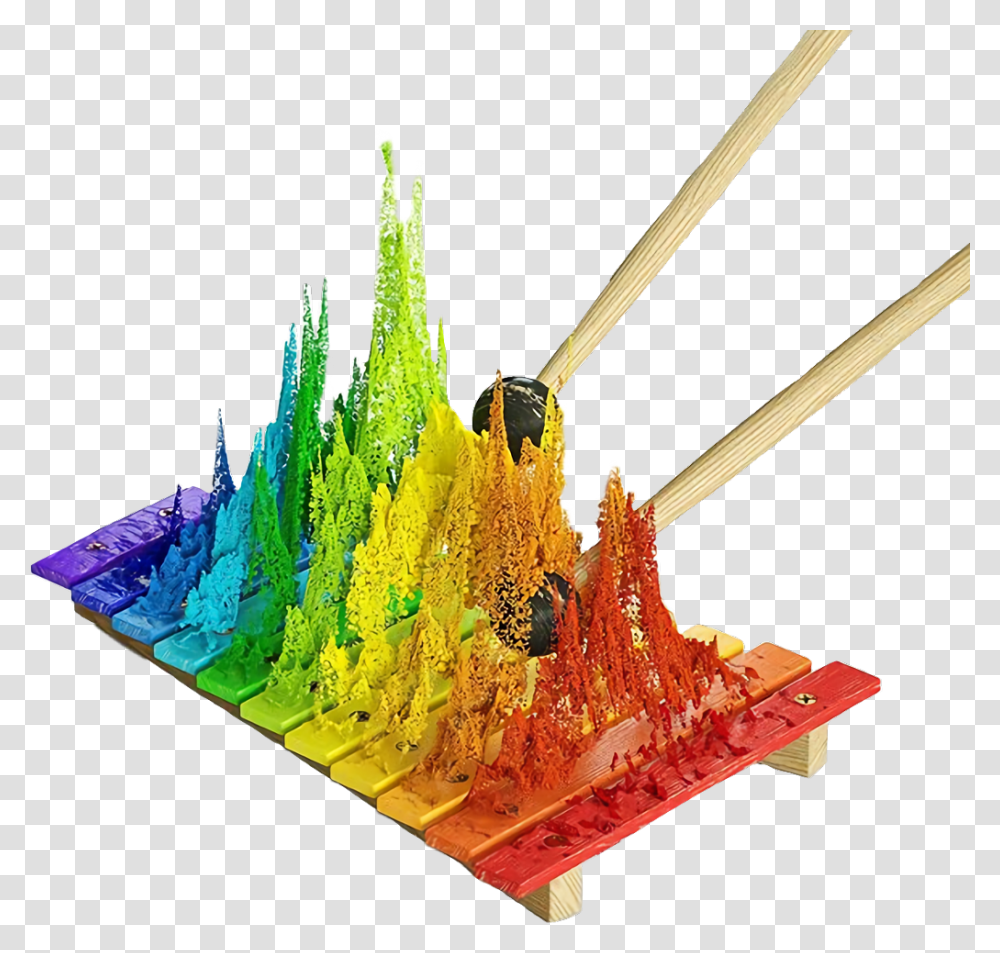 Xylophone Music Rainbow Colorful Pridemonth Instrument Visual Arts, Food, Sweets, Confectionery Transparent Png