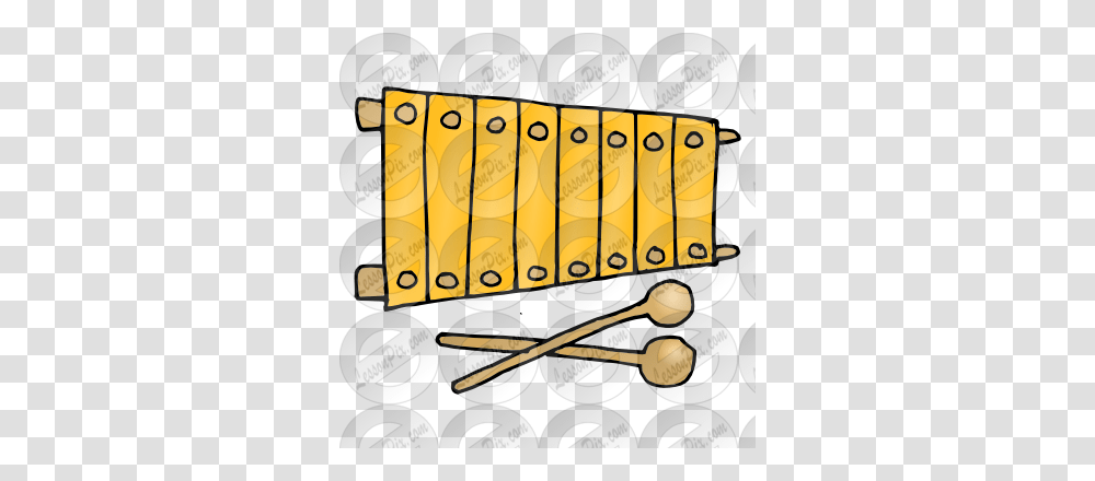 Xylophone Picture For Classroom Therapy Use, Word, Weapon, Paper Transparent Png