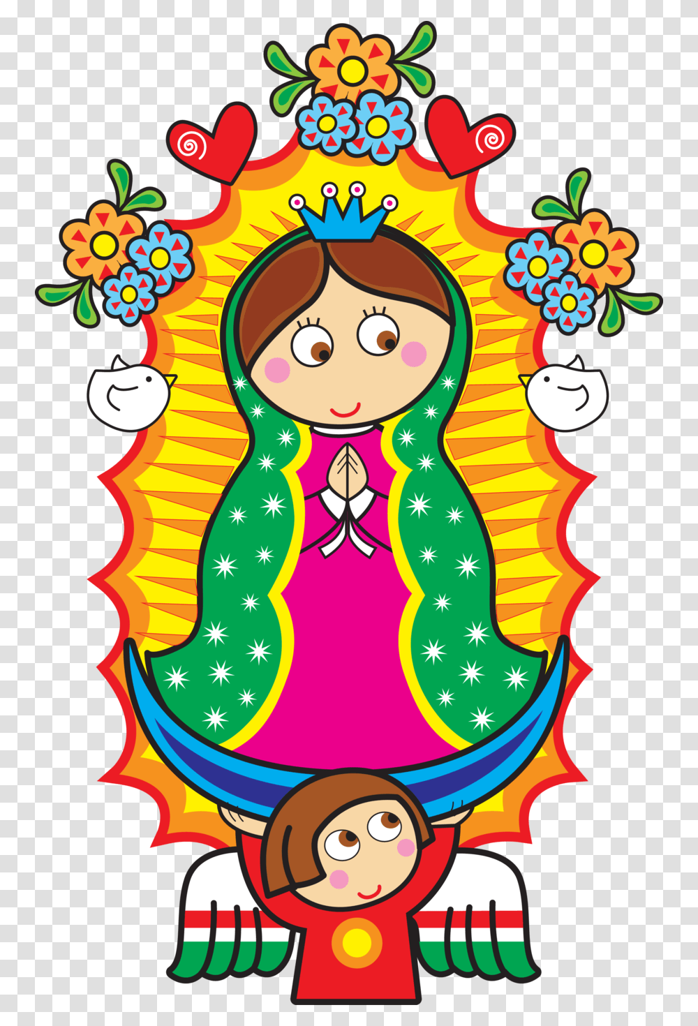 Y Gifs Animados Virgen De Guadalupe, Label, Alphabet, Leisure Activities Transparent Png