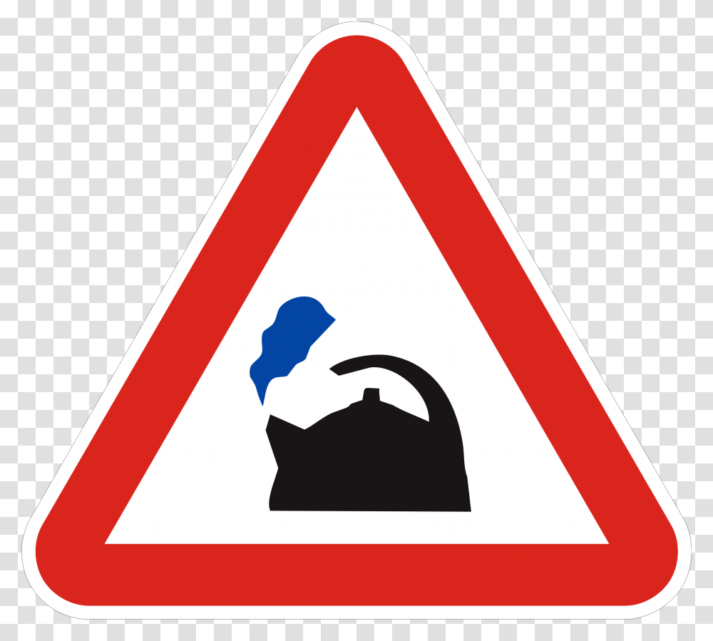 Y Junction Road Sign, Triangle Transparent Png