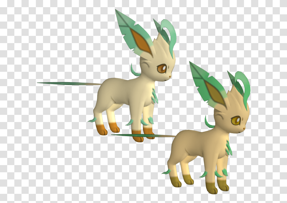 Y Pokemon Leafeon 3d Model, Mammal, Animal, Goat, Figurine Transparent Png