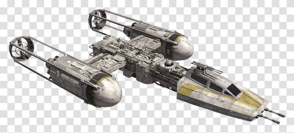 Y Wing Ship, Spaceship, Aircraft, Vehicle, Transportation Transparent Png