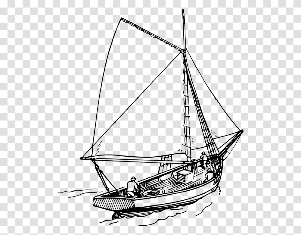 Yacht Clipart Black And White, Gray, World Of Warcraft Transparent Png