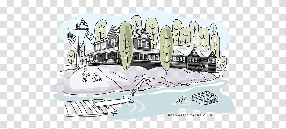 Yacht, Nature, Outdoors, Drawing Transparent Png