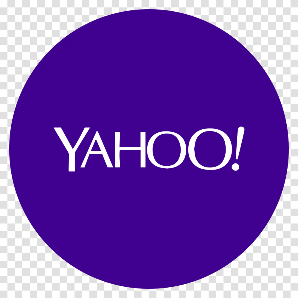 Yahoo Circle Logo Yahoo Circle Logo, Text, Sphere, Symbol, Trademark Transparent Png