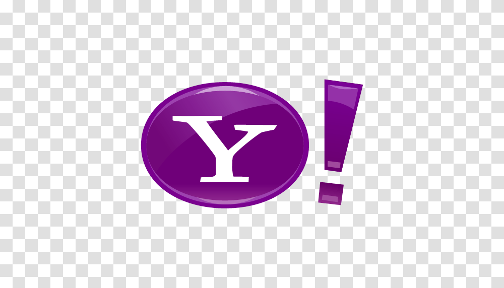 Yahoo Hd Icon, Logo, Purple Transparent Png