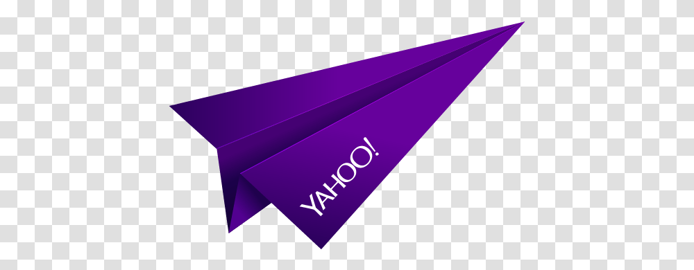 Yahoo Icon Purple Paper Plane Icon, Lighting, Text, Label, Business Card Transparent Png
