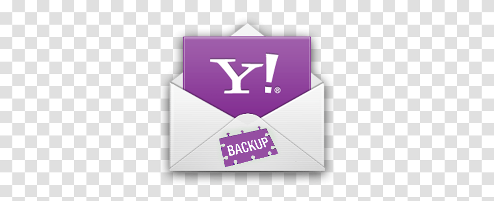 Yahoo Mail Backup Creations Yahoo Mail Logo Jpg Full Block Emails On Yahoo Mobile, Envelope, Business Card, Paper, Text Transparent Png
