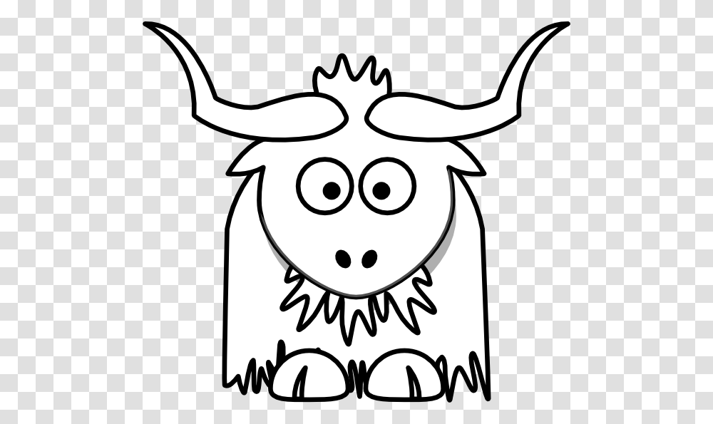 Yak Clipart, Stencil, Drawing, Doodle Transparent Png