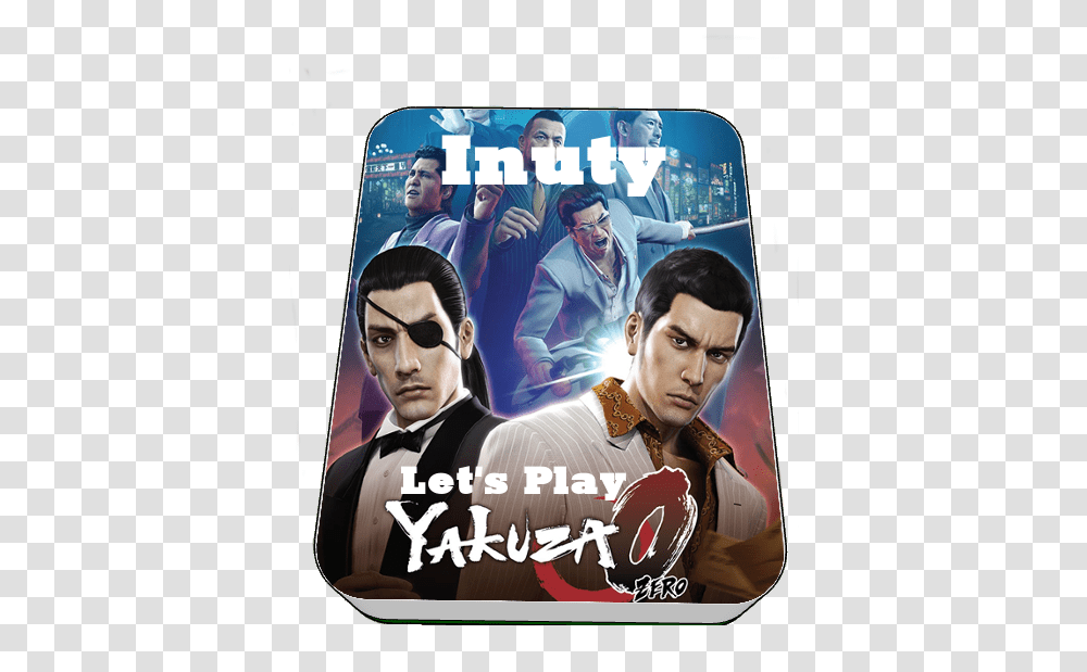 Yakuza 0 Pc Cover, Person, Sunglasses, Poster, Advertisement Transparent Png