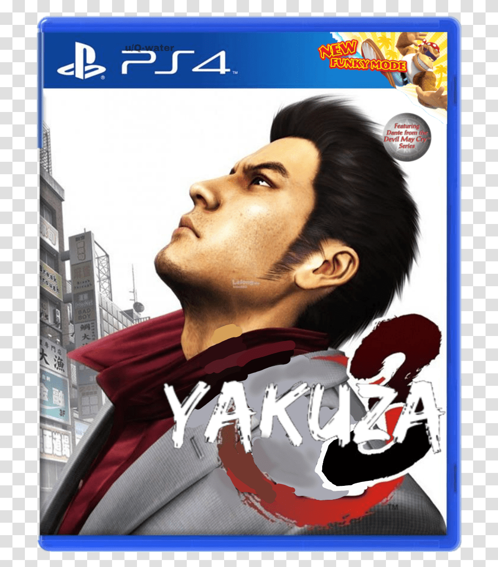 Yakuza 3 Remaster, Person, Human, Advertisement, Poster Transparent Png