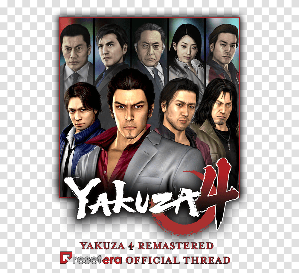 Yakuza 4, Poster, Advertisement, Person, Head Transparent Png