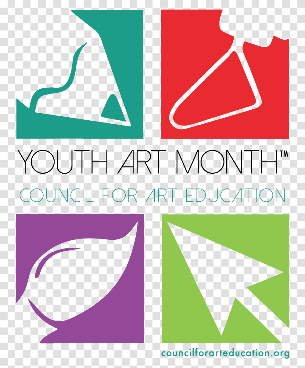 Yam Cfae Stacked Website Color Youth Art Month 2018, Triangle, Sunglasses, Accessories Transparent Png