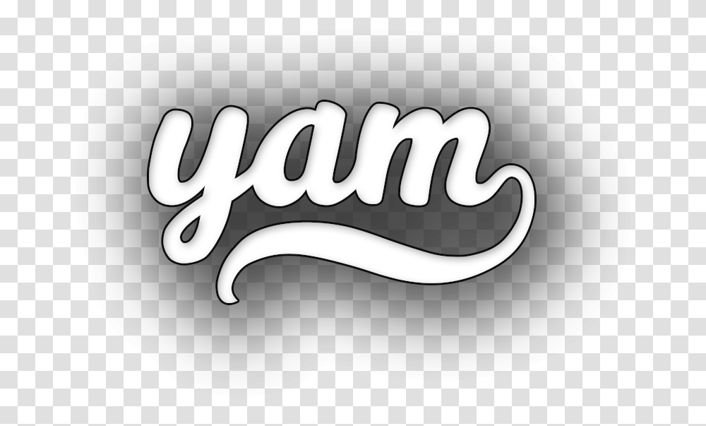 Yam Yam Logo, Label, Text, Sticker, Calligraphy Transparent Png