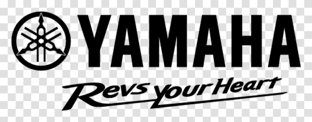 Yamaha Revs Your Heart Logo Vinyl Decal Yamaha Logo Revs Your Heart Black, Gray, World Of Warcraft Transparent Png