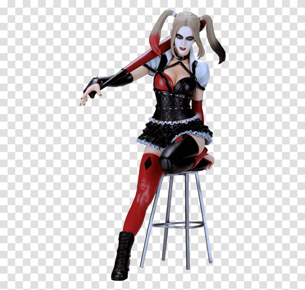 Yamato Usa Harley Quinn Statue Dc Harley Quinn Figurine, Costume, Apparel, Latex Clothing Transparent Png