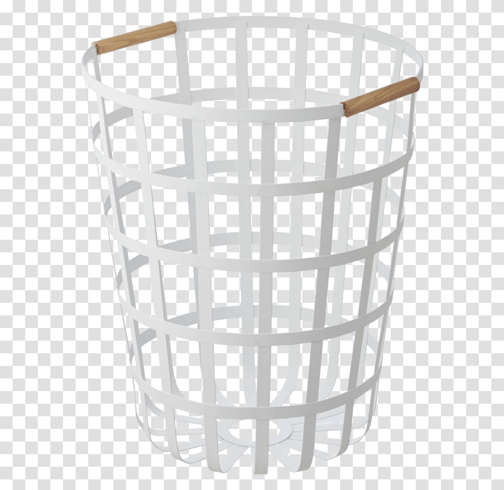 Yamazaki S Round White Laundry Basket With Wooden Handles Round Laundry Basket Nz, Rug, Stencil Transparent Png