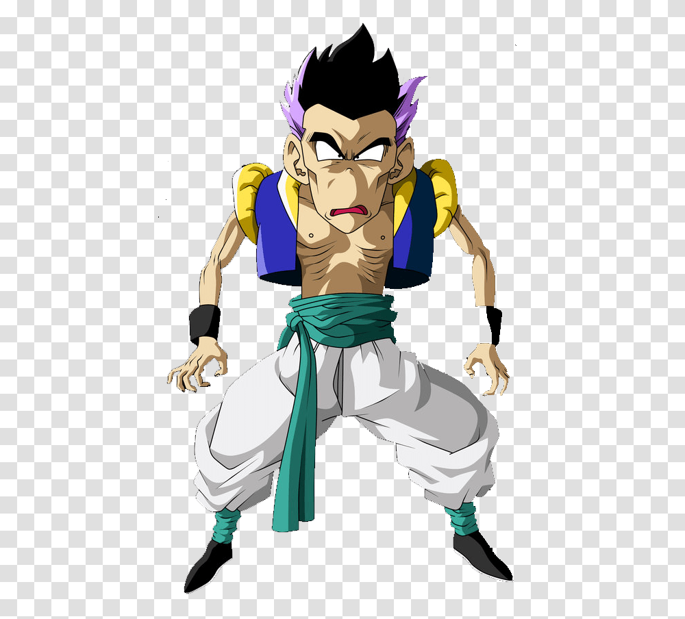 Yamcha Dragon Ball Z Skinny Gotenks Hd Download Goten And Trunks Fusion, Person, Costume, People, Hand Transparent Png