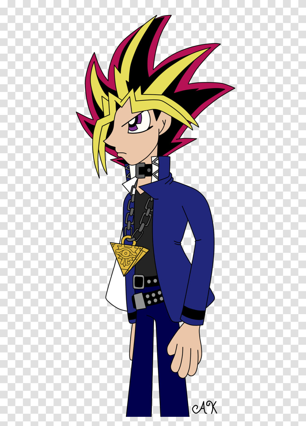 Yami Yugi, Person, Human, Book, Tie Transparent Png