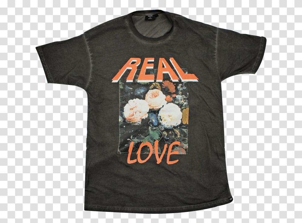 Yampf Blackgrey T Shirt Real Love Hillsong T Shirt, Apparel, T-Shirt, Plant Transparent Png