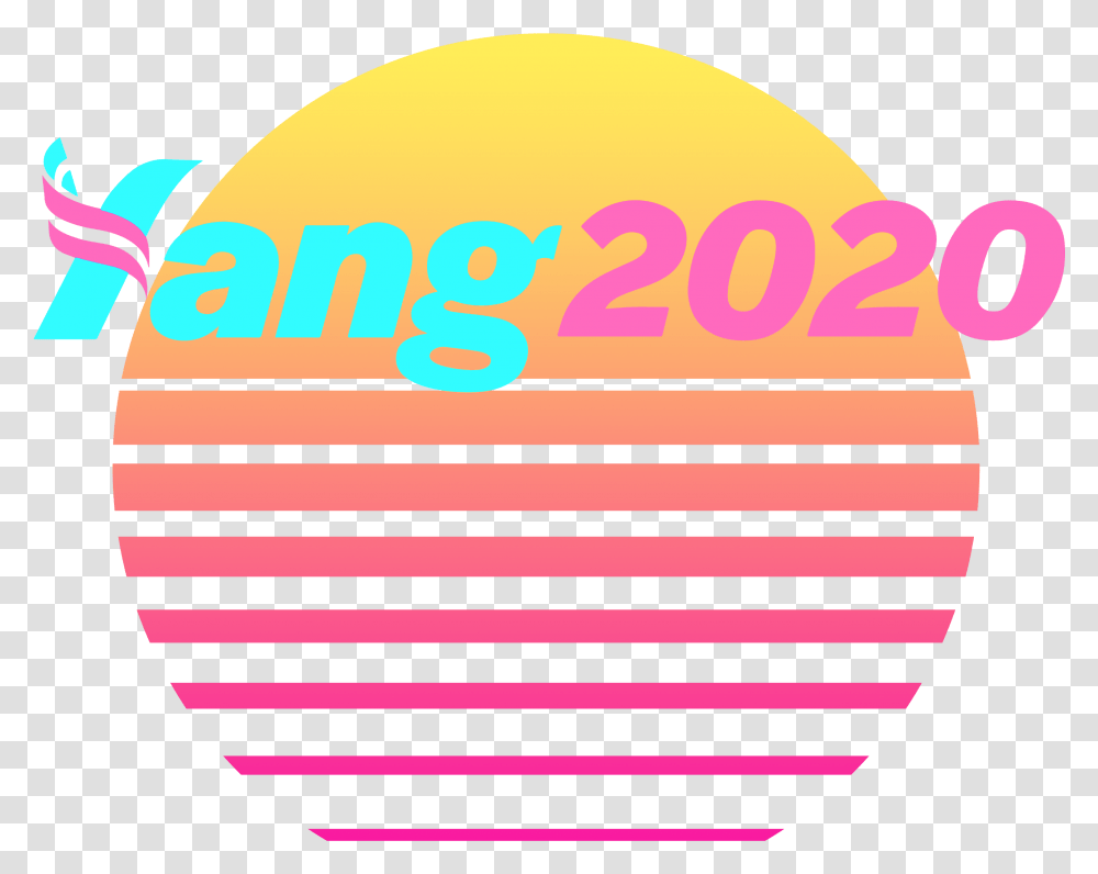 Yang 2020 Vaporwave Logo, Fire, Label, Flame Transparent Png