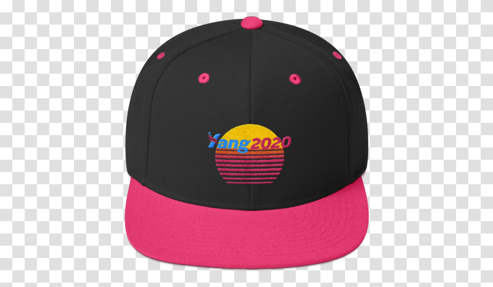 Yang 2020 Vaporwave Sunset Mtv Hat, Clothing, Apparel, Baseball Cap, Swimwear Transparent Png