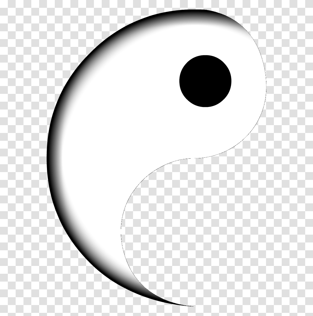 Yang White Yin Yang Half, Face, Photography, Number Transparent Png